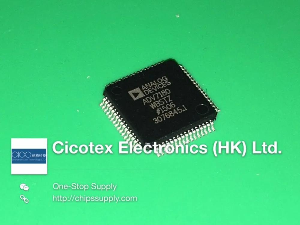 

ADV7180WBSTZ LQFP64 IC VID DECODER SDTV 10BIT 64LQFP