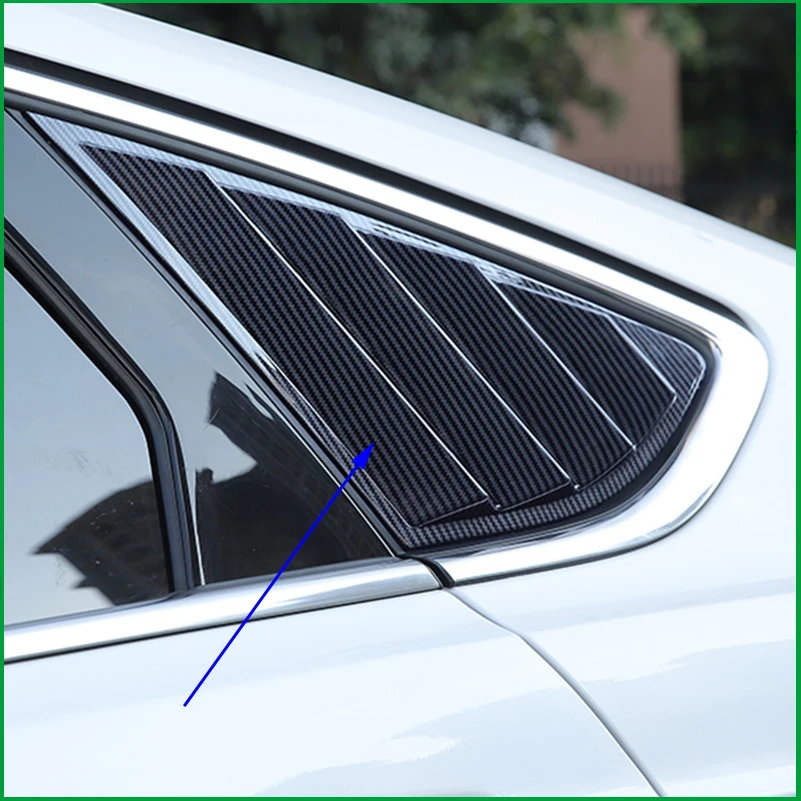 

For Ford Mondeo / Fusion Sedan 2013-2018 ABS Door Window Blind Louver Frame Window Shade Sill Molding Cover Sticker Trim