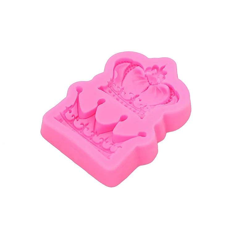 Gadgets Fondant Molds Set of 2 Crowns Silicone Mold Fondant Topping Sugar paste Chocolate Decoration BEST QUALITY