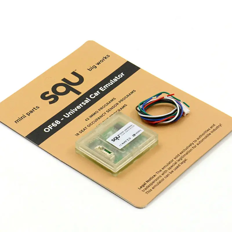 5-10pcs SQU OF68 OF80 Universal car emulator SQU OF 68 support IMMO/Seat accupancy sensor/Tacho Programs high quality