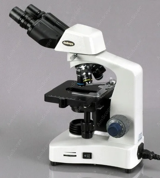 AmScope B340 Series Darkfield Binocular Compound Microscope 40X-1600X+ 3W LED