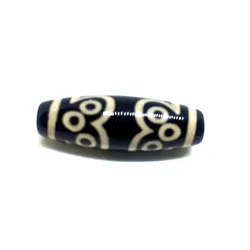 1PC Magic Stone Special Patterns Dzi Beads 7Eyes/10 Eyes/11eyes/Spider Black and white color high quality
