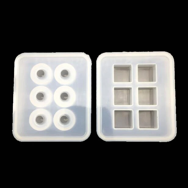 

Silicone Crystal Drop Rubber Mold jewelry 16mm Cube ball beads 6 compartment Resin Silicone Mould tools Craft epoxy resin molds