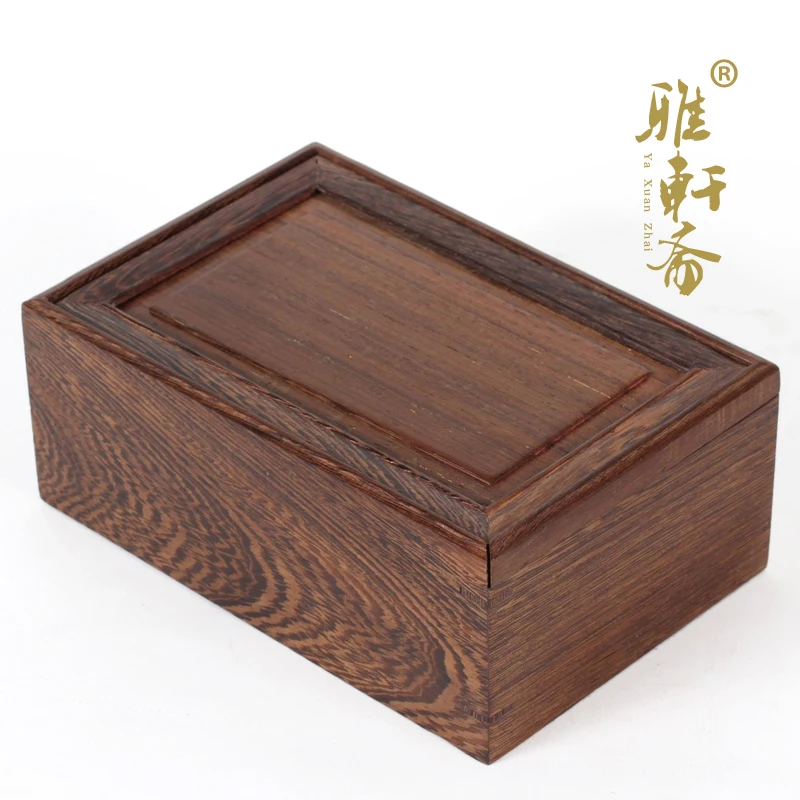 Chicken wing wooden jewelry box storage box mahogany wood decoration crafts box set three