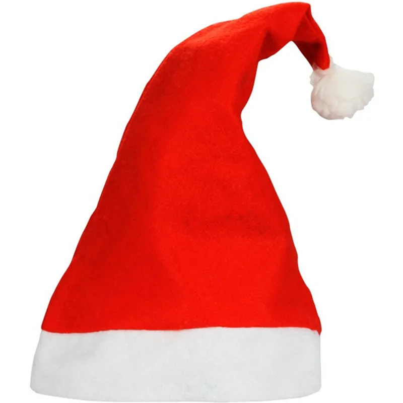 New Year Adult And Children Christmas Hat Caps Santa Claus Father Xmas Cap Christmas Decoration Gift High Quality Kids Gift