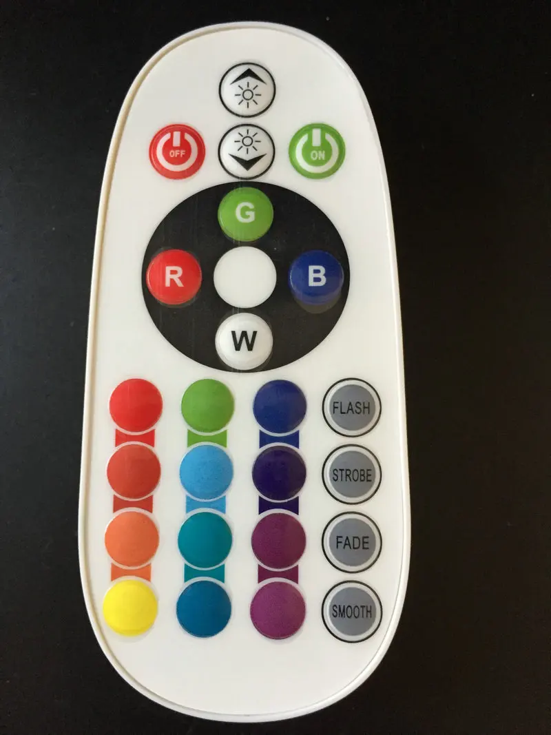 Remote controlled Rechargeable RGBW Waterproof LED Module Furniture Mood Base Light Ambient Under table Decorative-Multicolor