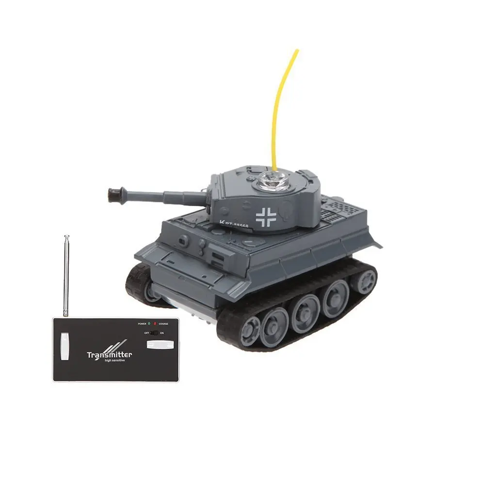 Happycow 777-215 RC Tank 2.5\' Mini Micro IR Remote Control RC Battle Tank a Best Gift for Kids and Children