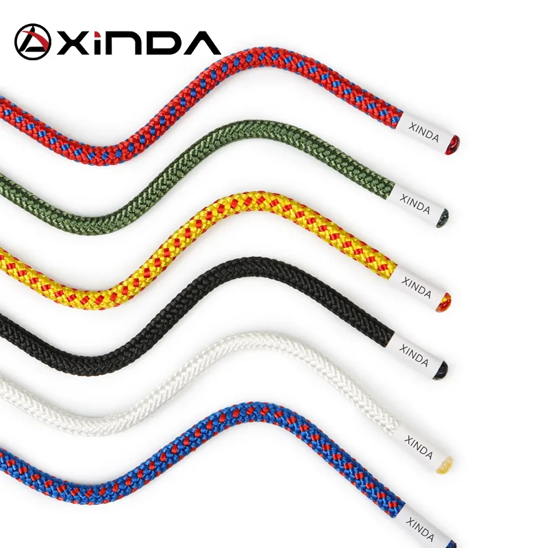 XINDA Escalada Paracord Rock Climbing Rope Accessories Cord 4mm Diameter High Strength Paracord Safety Rope Survival Equipment