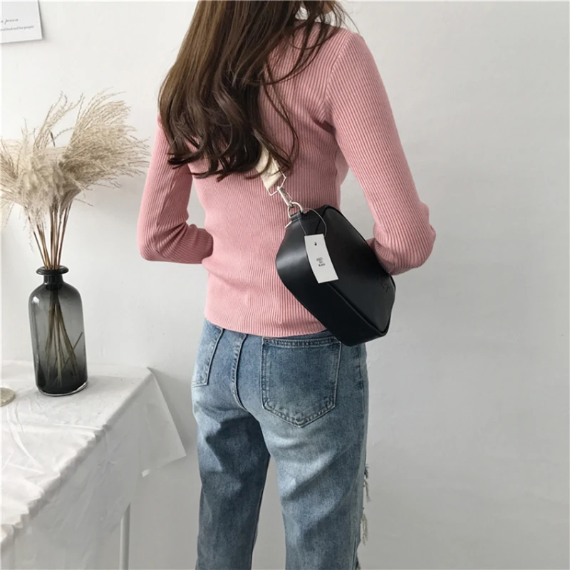 sweater women pullover slim o-neck warm sweaters knitted korean jumper fashion women clothes pull femme poleras sueter