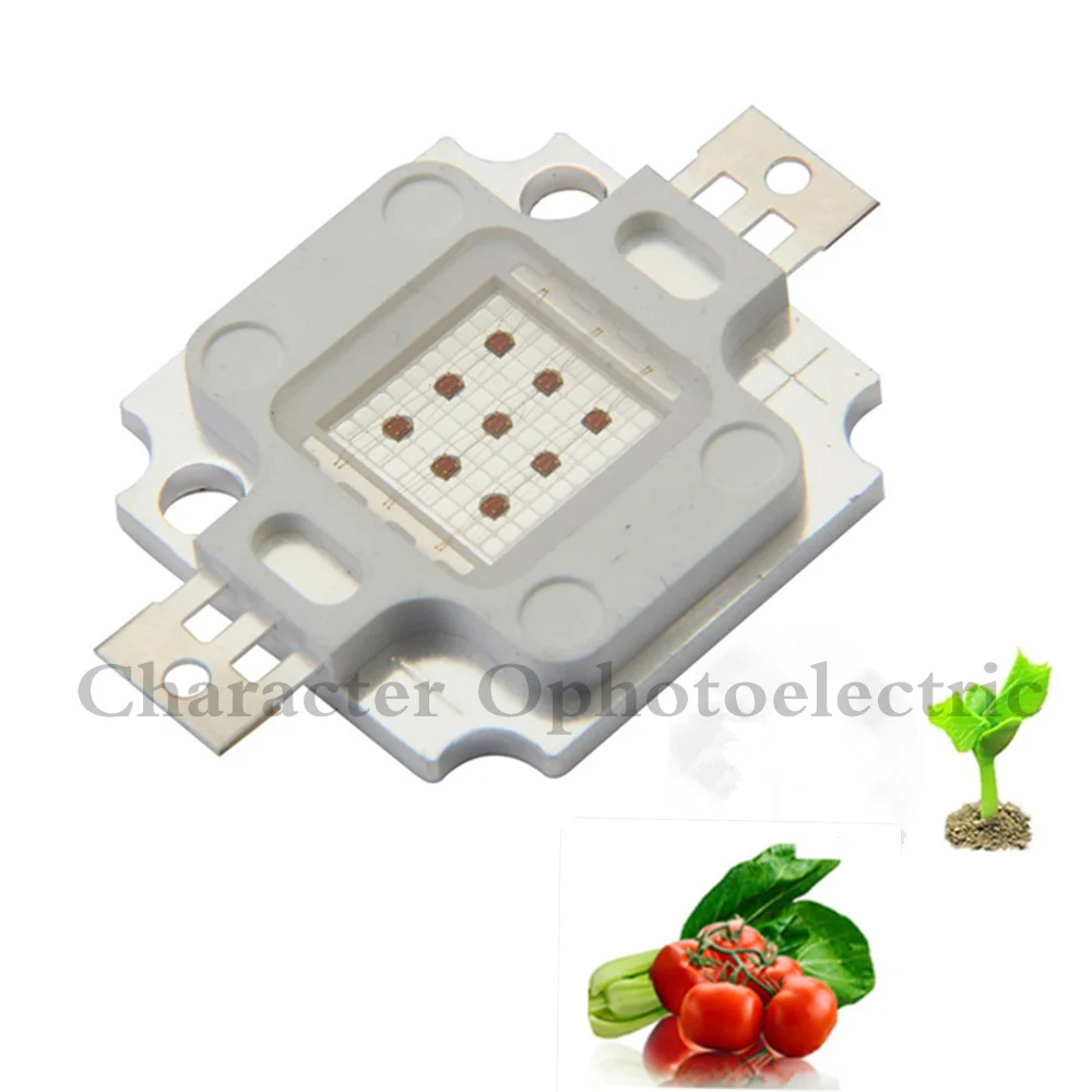 

10W red 660nm LED chip high power LED lamp Lamp Blub promote the growth of plants