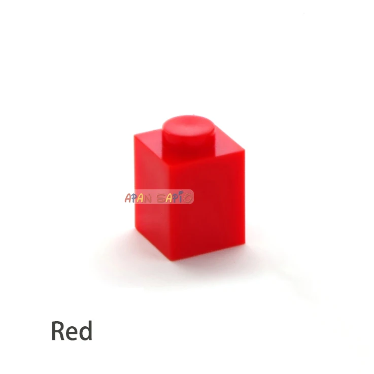 200 stücke Bausteine Spielzeug dicke 1x1 16 Farbe Ziegel Größe Kompatibel Mit 3005 ziegel kinder Spielzeug pädagogisches für kinder
