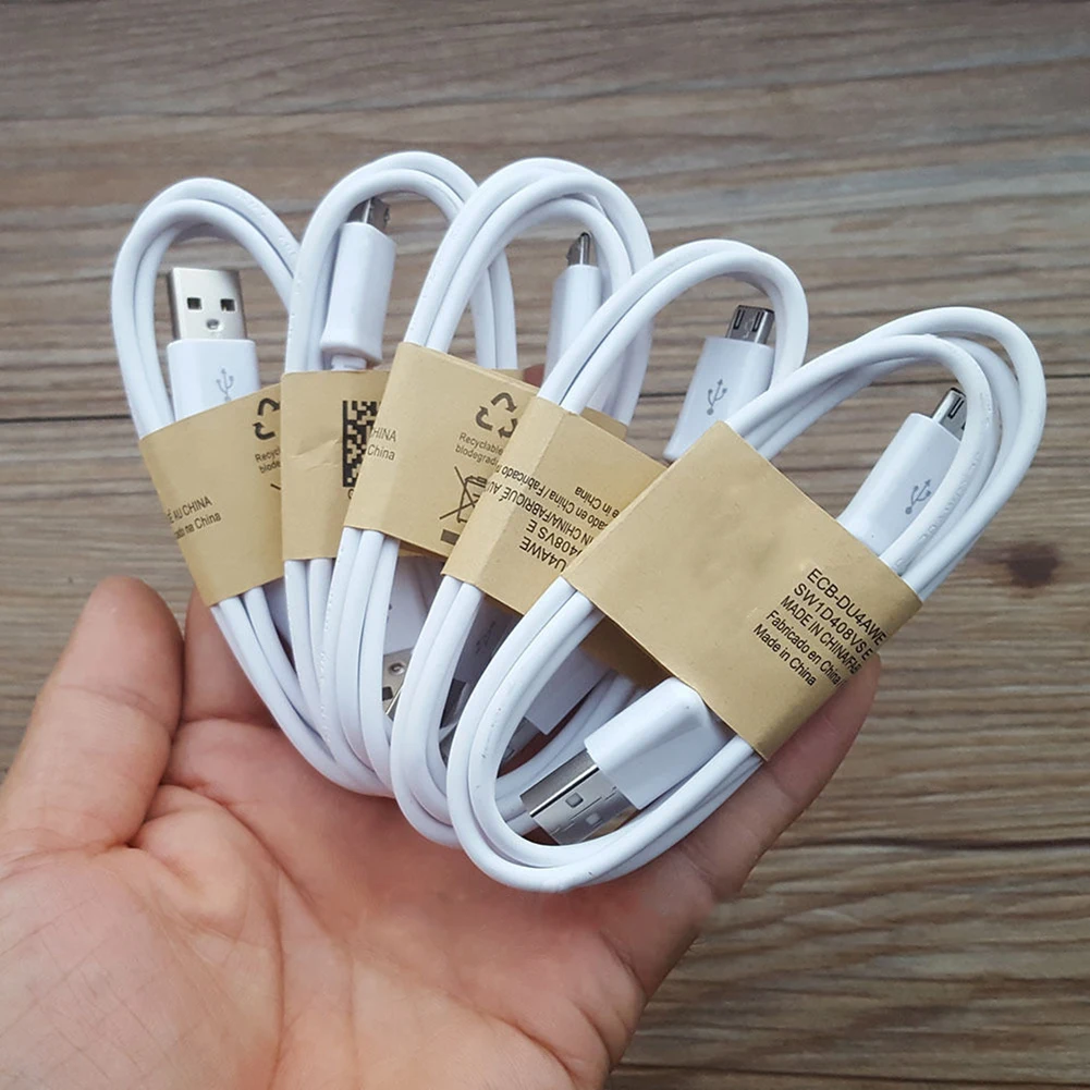 1/5ชิ้นสมาร์ทโฟนชาร์จเร็วสายไมโคร USB 2 0ชาร์จสายดาต้าสำหรับ Galaxy S7 S6 EDGE + S4 S3 Note 5/4สำหรับ Android