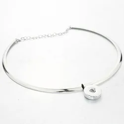 Snap Jewelry Women's classic torques 18mm snap button necklace boho bohemian necklaces & pendants Unisex DIY Jewelry