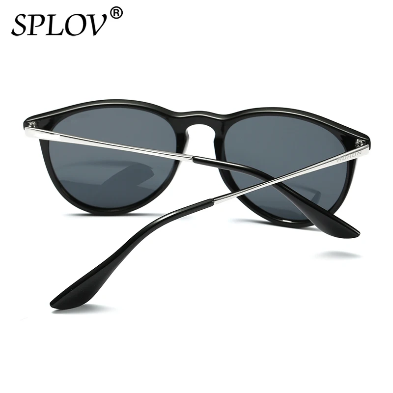SPLOV-클래식 고양이 눈 편광 선글라스, 빈티지 미러 선글라스, UV400, 브랜드 디자인, 여성 선글라스
