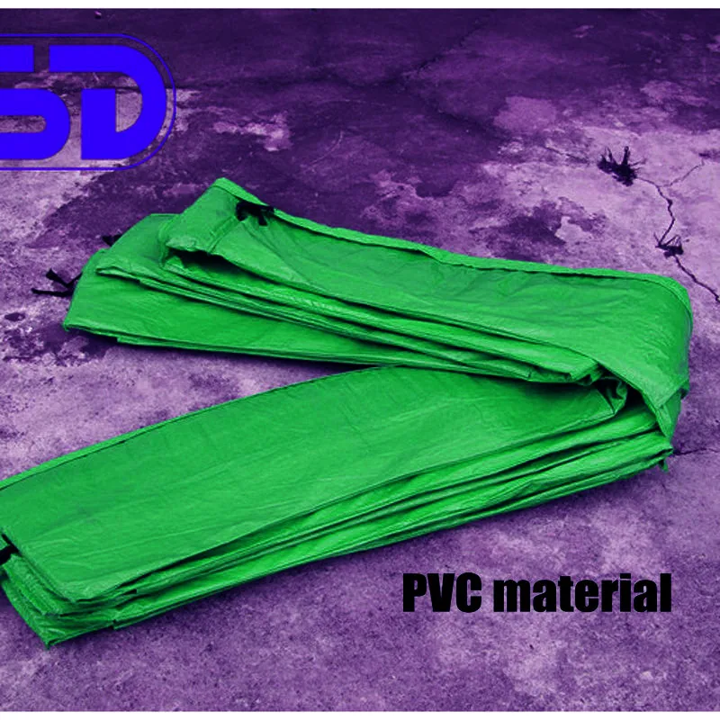 Green Color Trampoline Replacement, Safety Pad (PVC Waterproof Spring Cover) For 6/8/10/12/13/14/15/16 Feet Trampoline