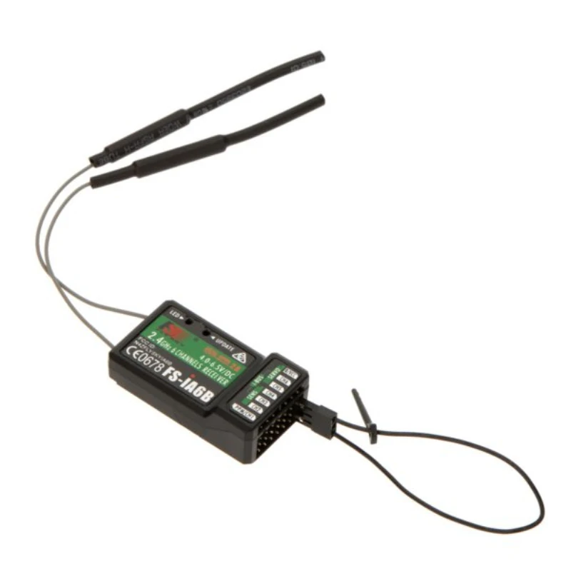 Flysky 2.4G 6CH FS-iA6B iA6B Receiver PPM Output With iBus Port Compatible with FS-i4 FS-i6 FS-i10 FS-GT2E FS-GT2G