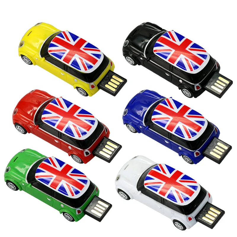 Creative Beetle U Disk 4G 8G 16G USB Flash 32G USB Mini Cooper Mini Car Usb Flash Drive Car  External Memory Stick Storage