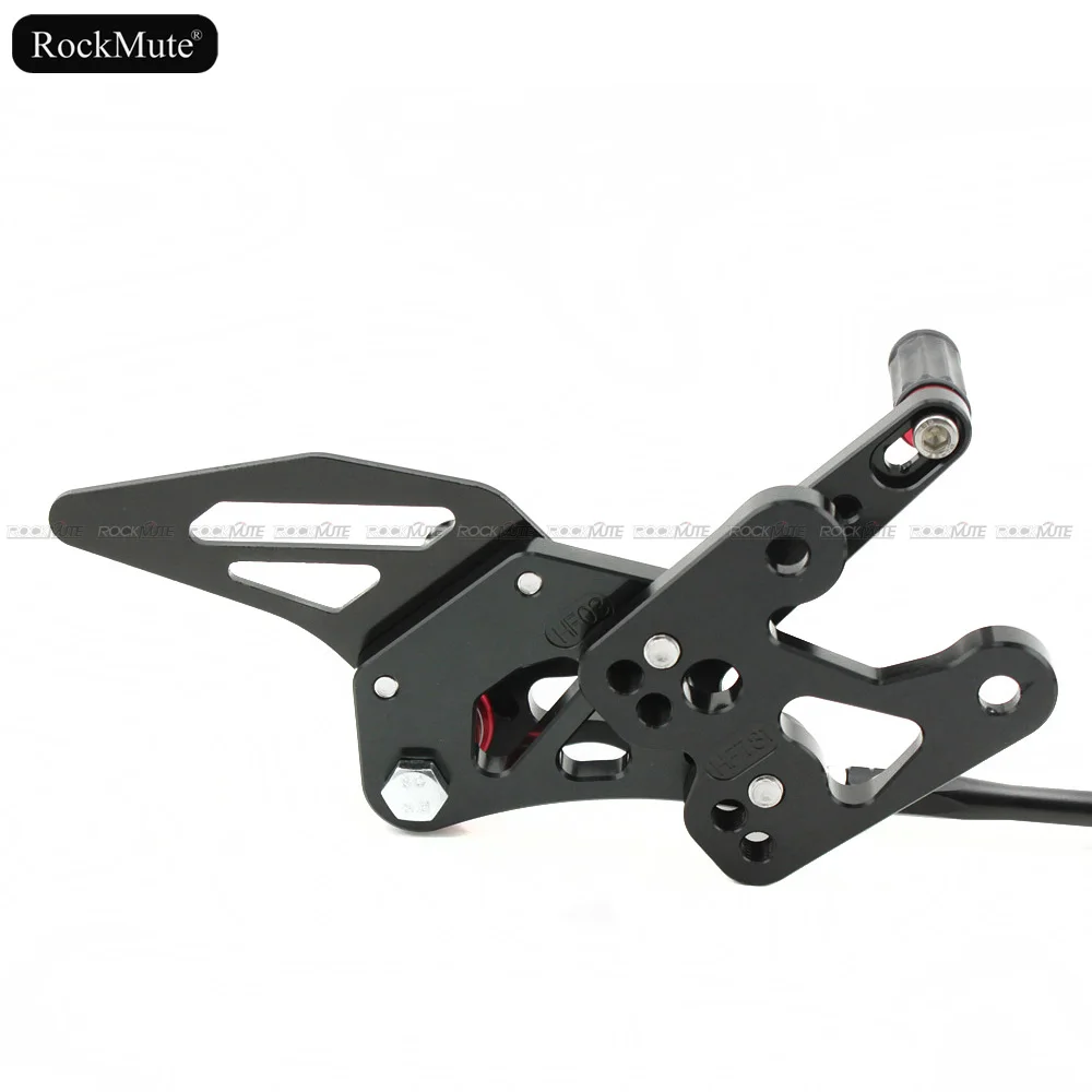 Motorcycle Rearsets For Yamaha FZ1 2006-2016/FZ8 2010-2013 Non-ABS Adjustable Footrest Shift Lever Brake Pedal Foot Peg Rear Set