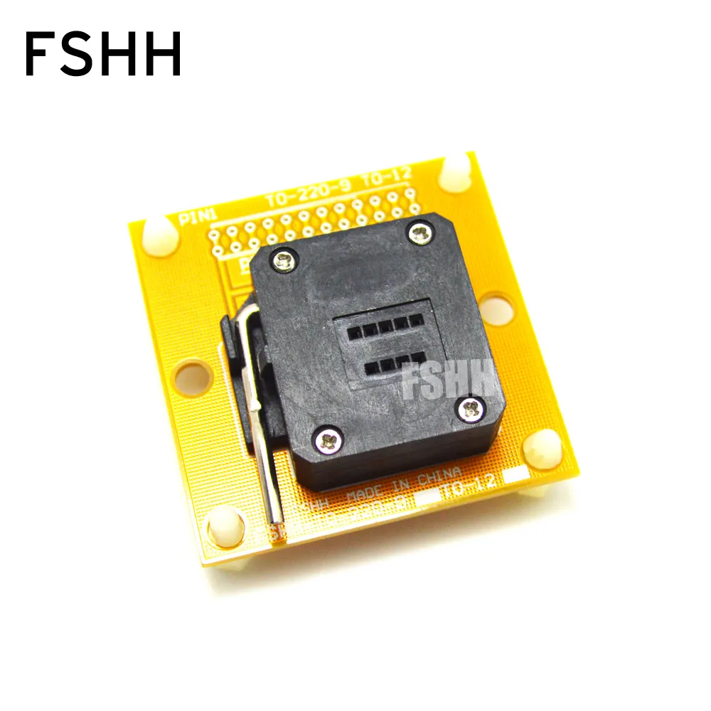 TO-220-9 Aging ทดสอบซ็อกเก็ตพร้อมซ็อกเก็ตทดสอบ ZIP9 PCB เช่นซ็อกเก็ตส่วนประกอบ LM4755T