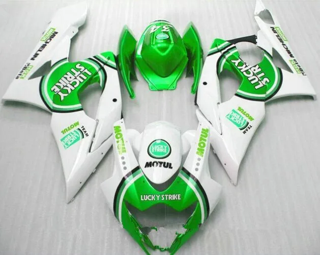 Injection 2005 2006 GSX-R1000 K5 GSXR 1000 GSXR1000 05 06 Green White Jordan for Suzuki-Hey