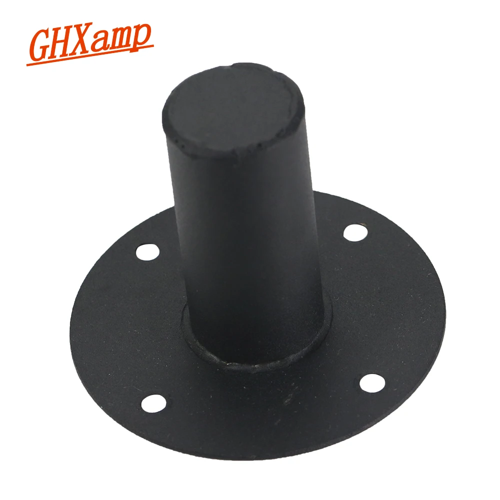 GHXAMP المهنية المتكلم حامل معدني الحديد أسفل مقعد المرحلة الصوت حامل تصاعد ثقب صينية قاعدة ل أقل من 15 بوصة المتكلم 2 قطعة