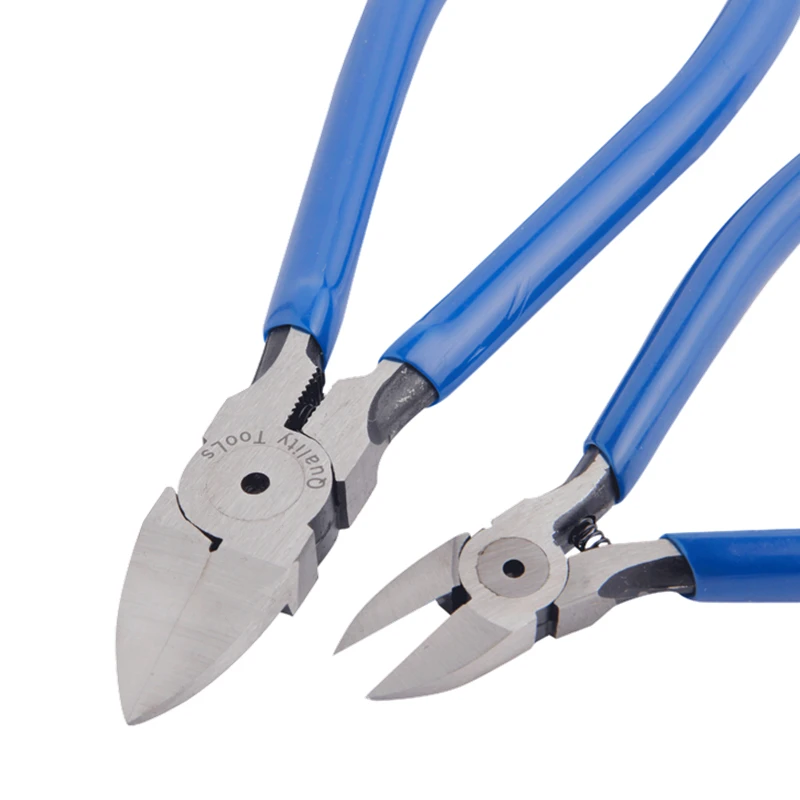 

EVANX Plastic Side Cutters 1pc Cutting Pliers 5"/6" Diagonal Pliers Electrician Cable Cutter Hand Tools