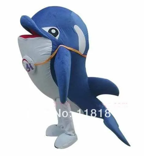 

MASCOT Blue Dolphin mascot costume custom fancy costume anime cosplay kits mascotte fancy dress carnival costume