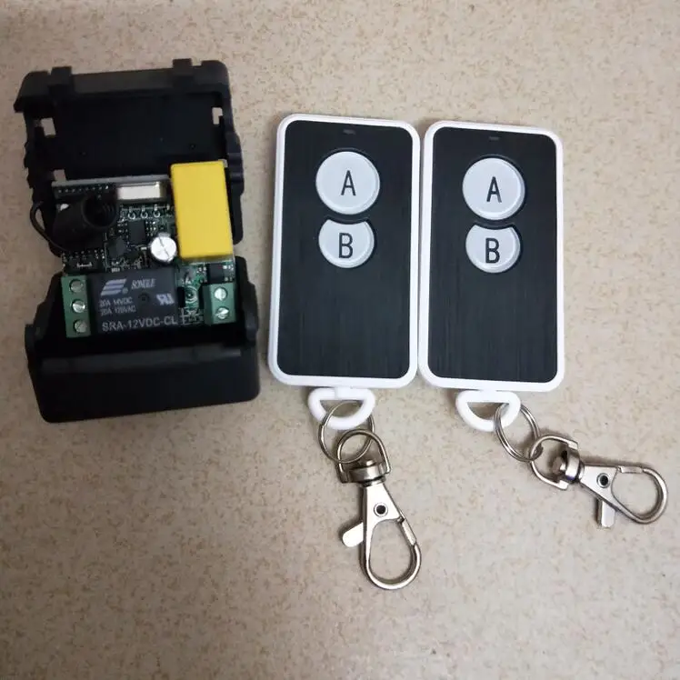 433mhz  RF  mini  Wireless Remote Control  AC 220 V  1 ch   1* receiver+1*transmitter  power  on and  off image 3