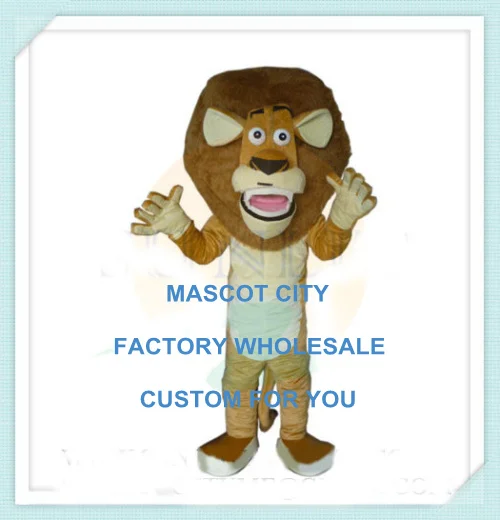 

Lion Mascot Costume Adult Size Alex Lion Mascotte Mascota Fancy Dress Fit SW1202