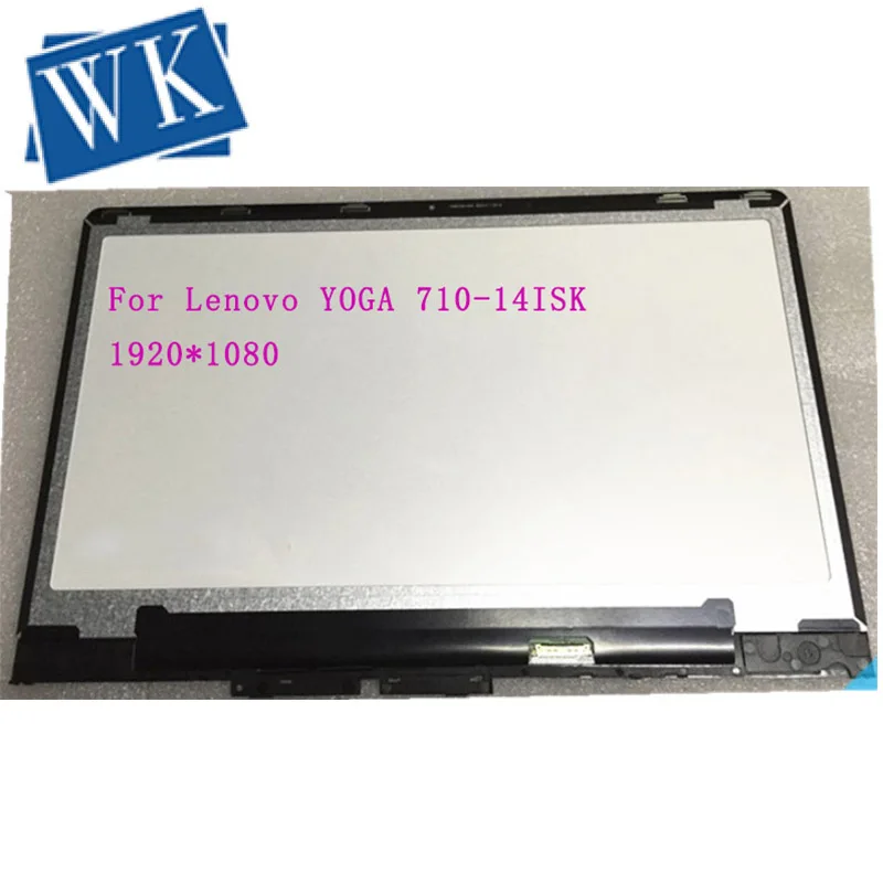 14'' Laptop LCD LED Screen+Touch Digitizer Assembly For Lenovo Yoga 710 14 Yoga 710-14 YOGA 710-14IKB