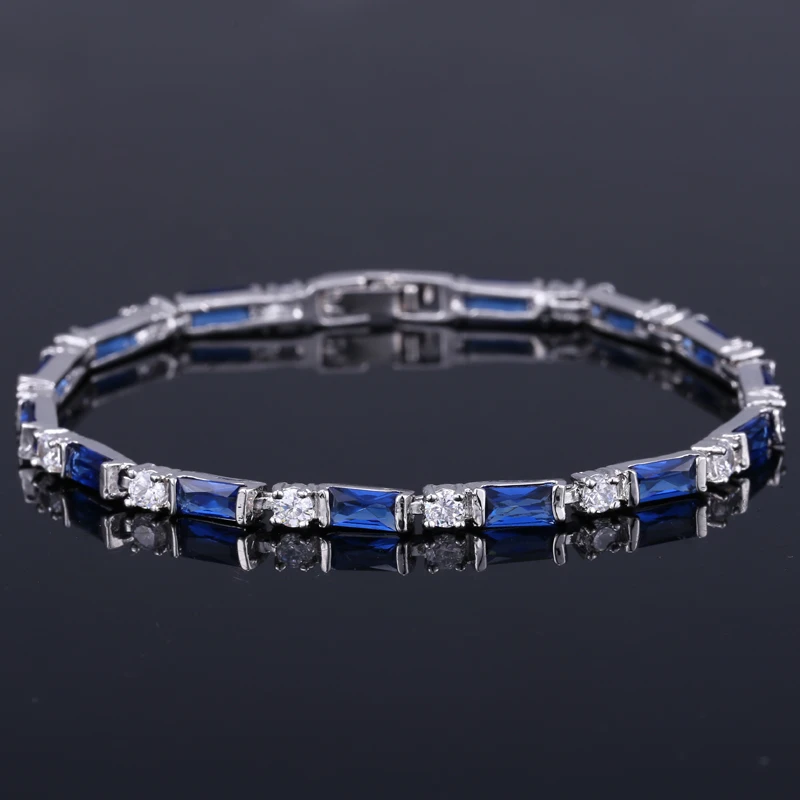 CWWZircons Modische CZ-Charm-Armbänder mit Roten, Grünen und Blauen Kristallen für Damen, Weihnachts- und Neujahrsgeschenk, Großhandel S0012 – Detail 6
