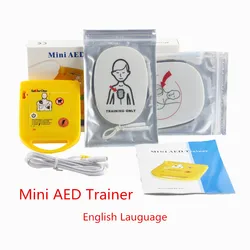 Mini AED Trainer XFT-D0009 English Voice Prompt Defibrillator Universal Trainer For Cpr School Student First Aid Training