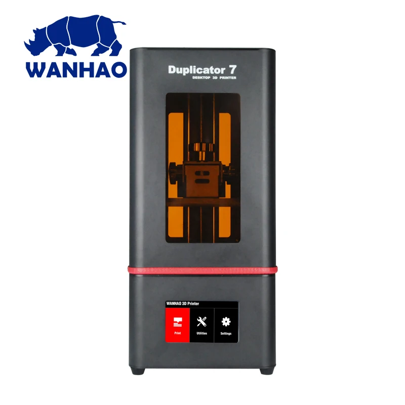 2019 newest  DLP LCD SLA WANHAO D7 PLUS  Resin Jewelry Dental cheapest 3D Printer with WANHAO work shop Slicing software