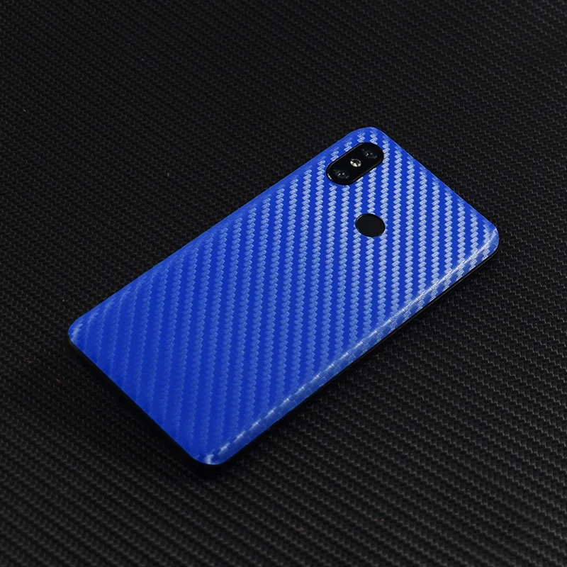 3D Carbon Fiber Skins Wrap Phone Back Sticker For XIAOMI Mi10 Pro Mi9 Mi8 Lite POCO F3 F2 Pro MIX2S 3 Redmi 7 Note 8 7 K20 Pro