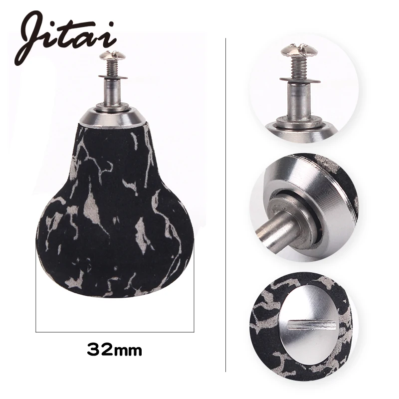 JITAI Fishing Reel Handle EVA & Metal Knob For Fishing Bait Casting Spinning Reels Fishing Handle Knobs Replacement Tackle Tools