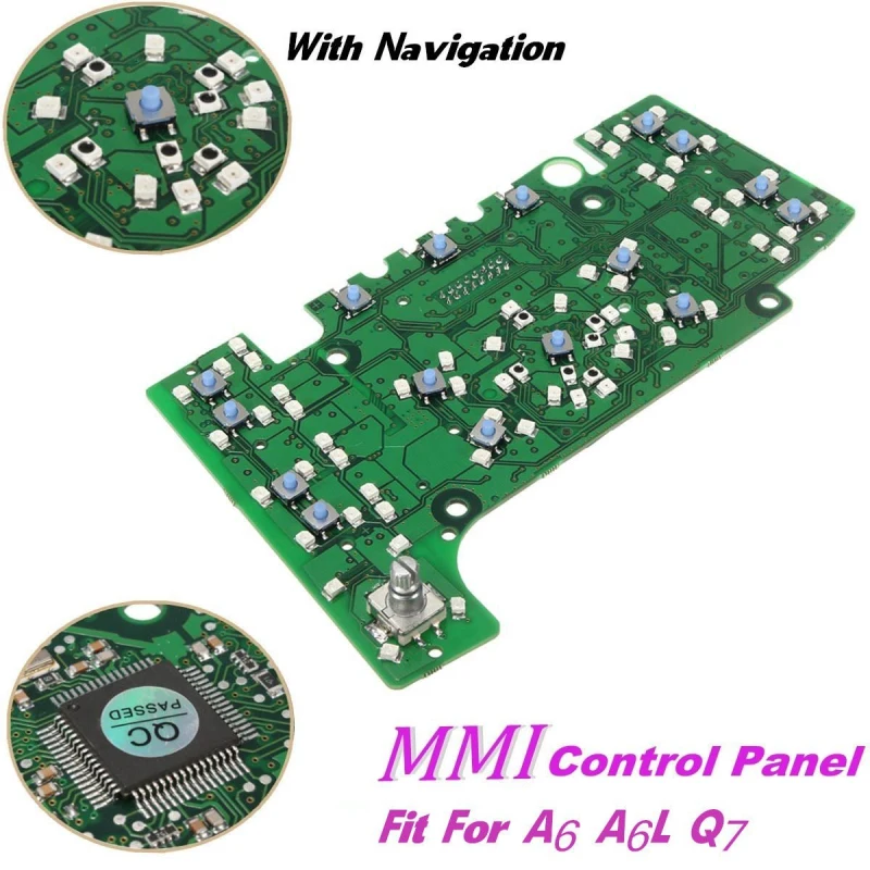 1Pcs Multimedia  MMI Control Panel Circuit Board W/Navigation For AUDI A6 A6L Q7