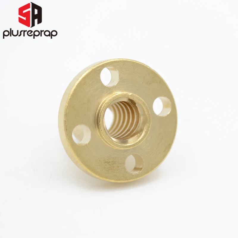 3D Printer Parts Brass Flange Nut For CNC 3D Printer Reprap T8 Lead Screw 8mm Lead 8mm Lead 4mm or 2mm