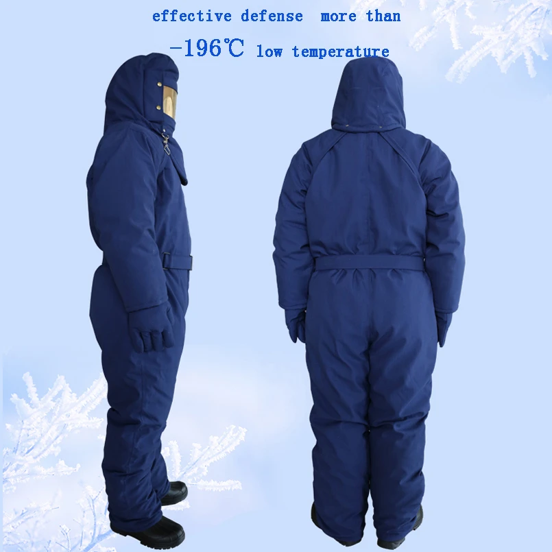 CK Tech. -196℃ Anti-low Temperature Liquid Nitrogen Clothes Dry Ice LNG Special Natural Gas Cold Storage Protective Overalls