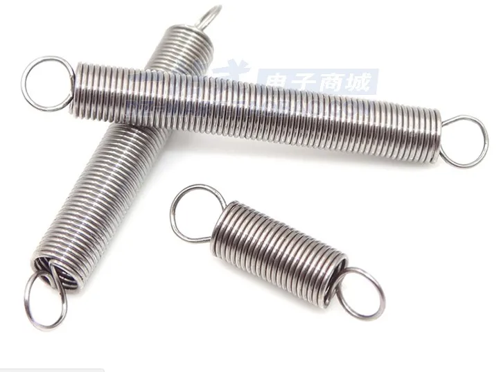 10 Ressorts D'Extension Acier Inox 304 – Fil 0,5 Mm, Diam. Ext. 3-6 Mm, Longueur 15-60 Mm – Pour Bricolage, Mécanique