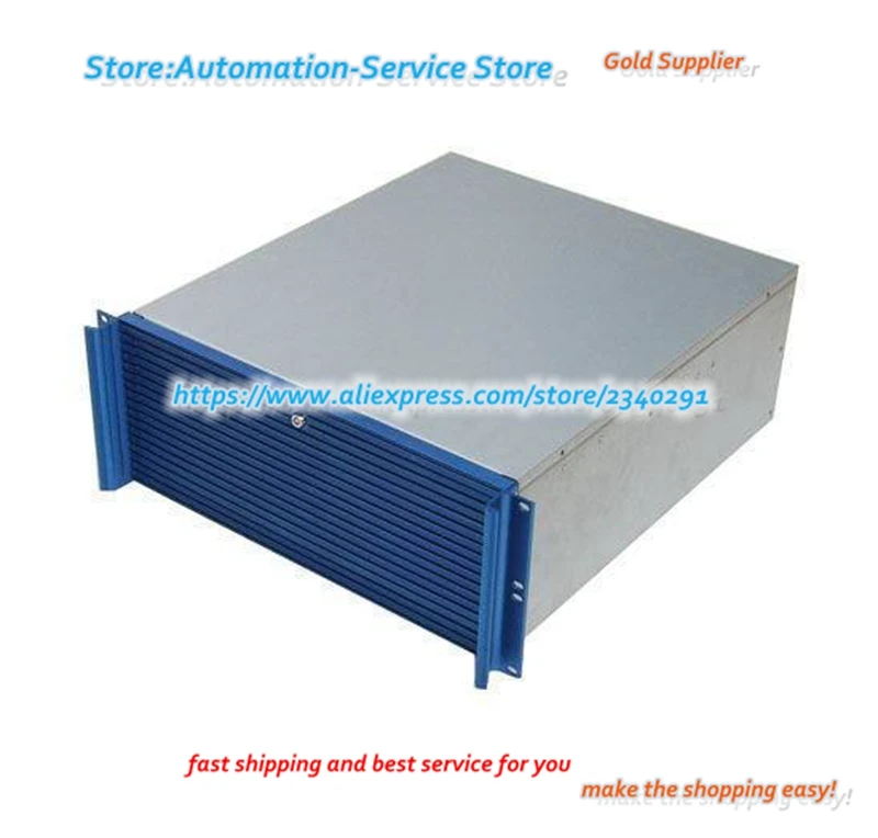 

4U Industrial Server Chassis Support Soft Plug High-End Aluminum Panel Drawing Full Open Design Door