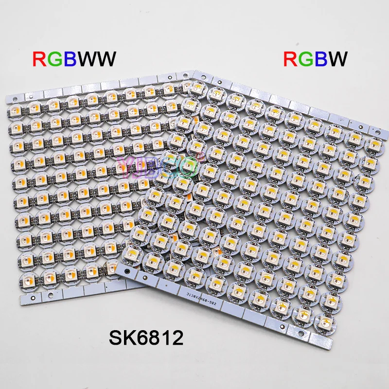 100Pcs Ingebouwde 5050 Smd Rgb SK6812 Ic DC5V SK6812 Led Board Heatsink Rgbw/Rgbww Led Chips (10Mm * 3Mm)