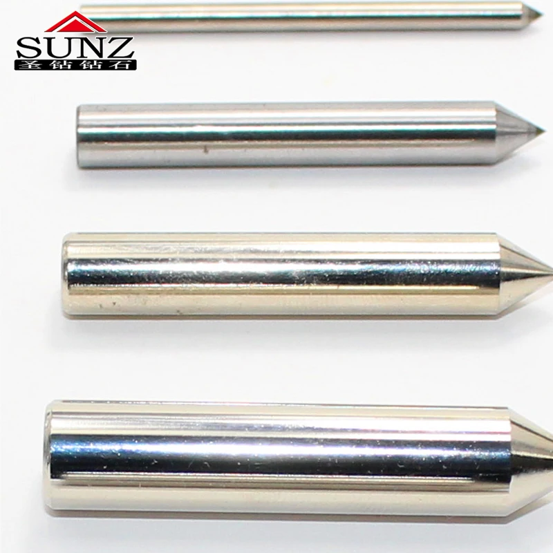 5PCS 3.175mm Dia 50mm Length 1/8 Grinding Wheel Diamond Dressing Pen Dresser Tool