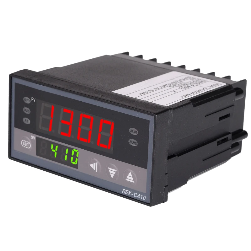 Digital PID Temp Controller REX-C410 48*96mm Horizontal, Input thermocouple K, Relay Output for heat