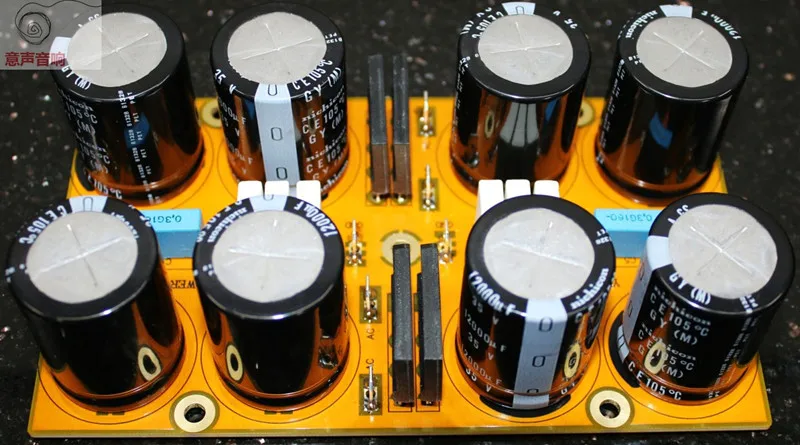 8ชิ้น35V12000UFตัวเก็บประจุ50A rectifierสะพานแหล่งจ่ายไฟคู่ซีอาร์ซีrectifierกรองคณะกรรมการพลังงานสำหรับผ่านA3คณะกรรมการเครื่องขยายเสียง