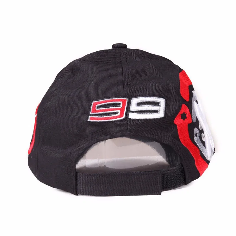 Moto Gp 99 Jorge Lorenzo Hats For Men Racing Cap Cotton Brand Motorcycle Racing Baseball Caps Car Sun Snapback Black Hats