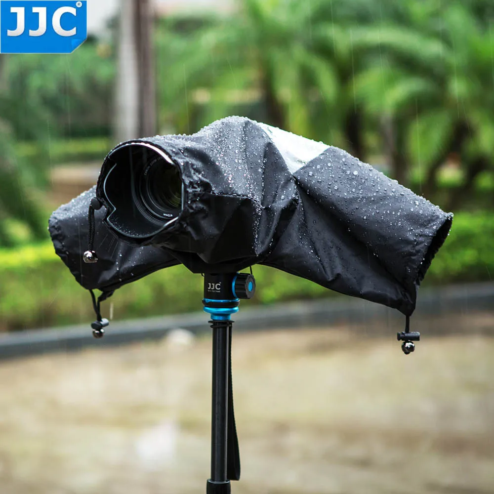 JJC cubierta de lluvia funda protectora contra el polvo para Nikon D7100 D5500 D5300 D5200 D3300 D90 para cámara Canon 750D 700D 650D 600D 550D