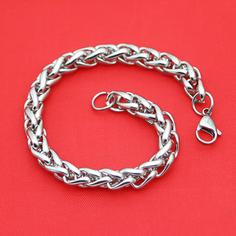 316L Stainless Steel Bracelet 3mm 4mm 5mm 6mm 7mm Lanterns Necklace Bracelet For Women Men Girl Boy