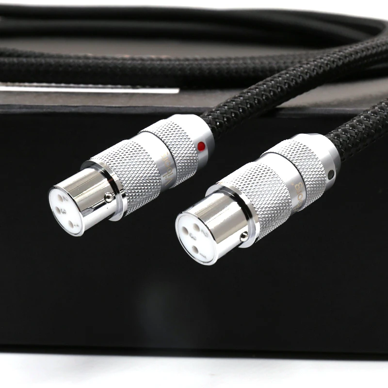 Viborg OFC Multiple pure copper XLR balanced Interconnect cable HIFI XLR Male to Female Extension XLR Cable NO BOX