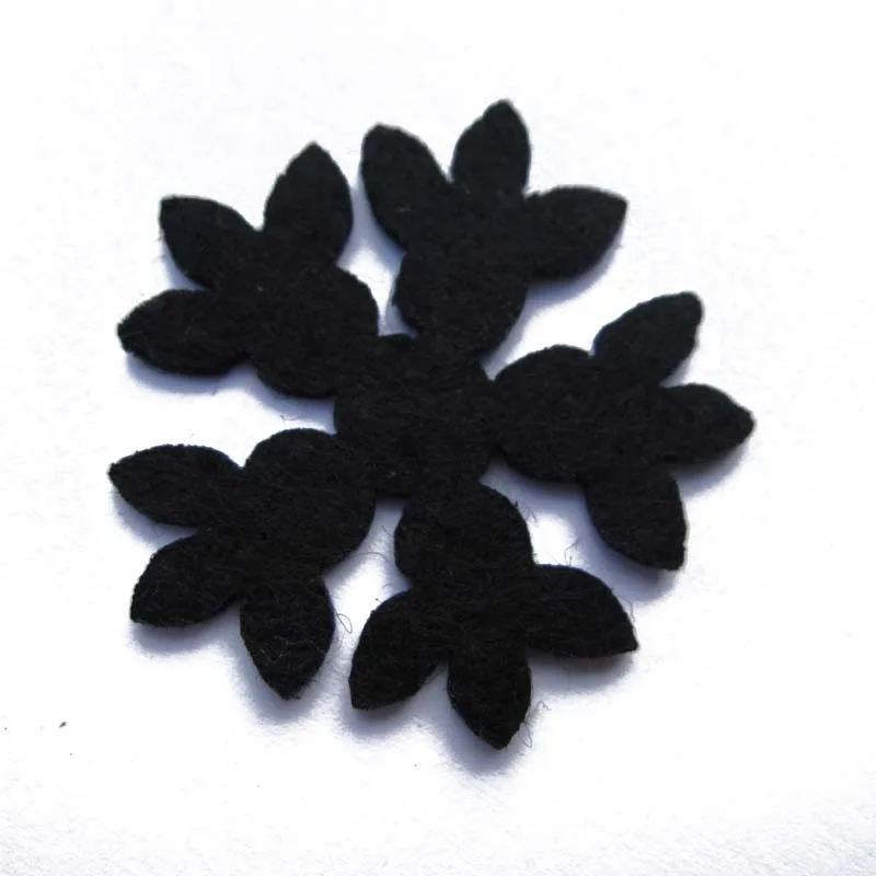 DIY  1000pcs/lot felt back  snow design  Customize could the various patterns free shipping