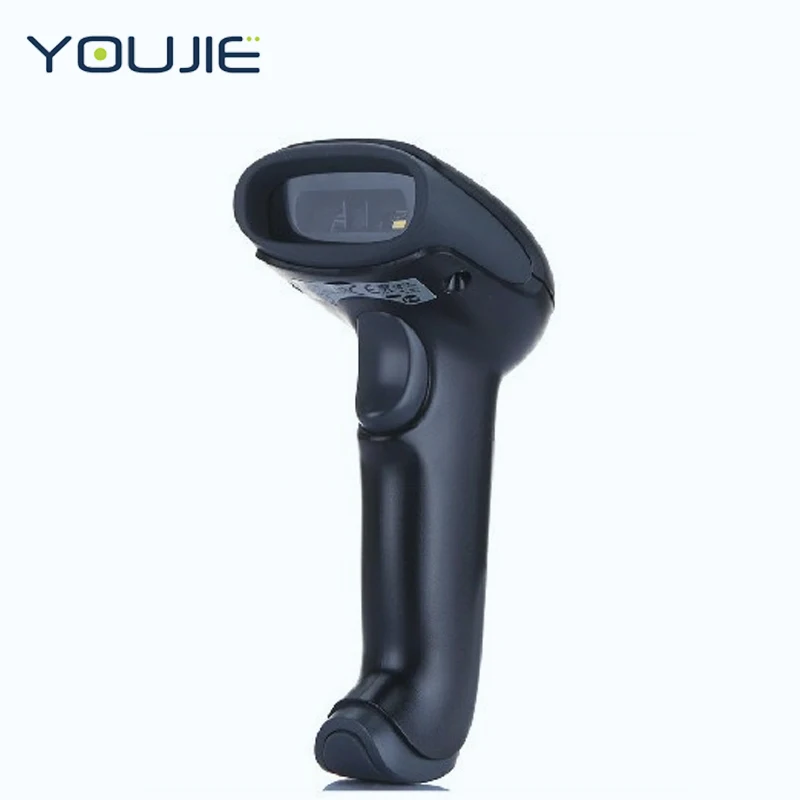 Oringinal Youjie by Honeywell YJ4600 2D hand held Bar Code Scanner with USB cable, Black  color